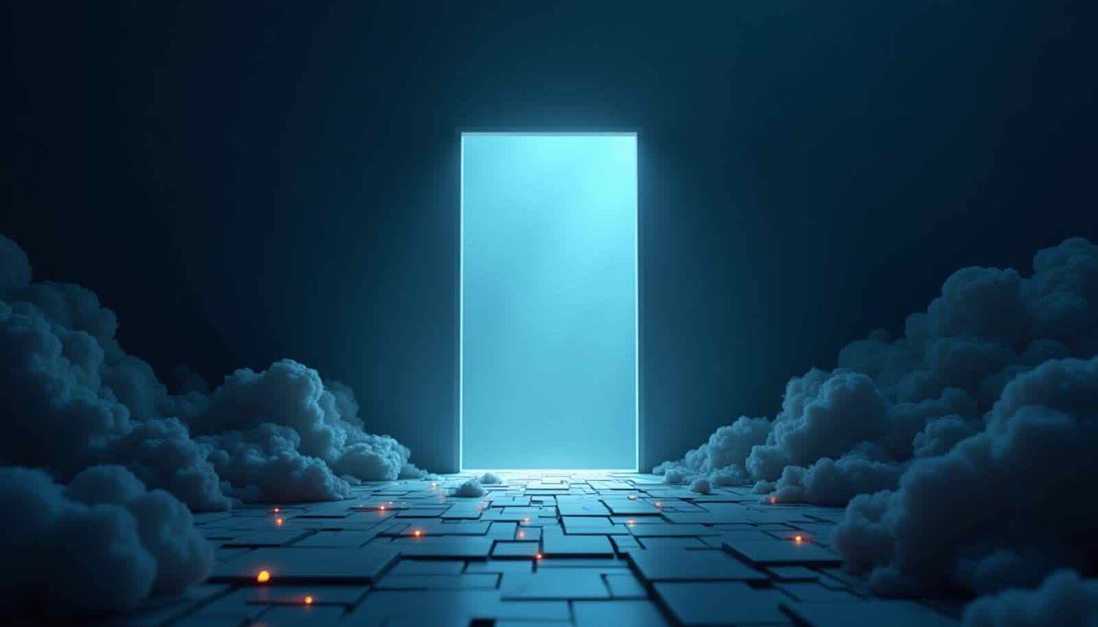 Editorial illustration of a passed verification flow leading into a blank unstable page state